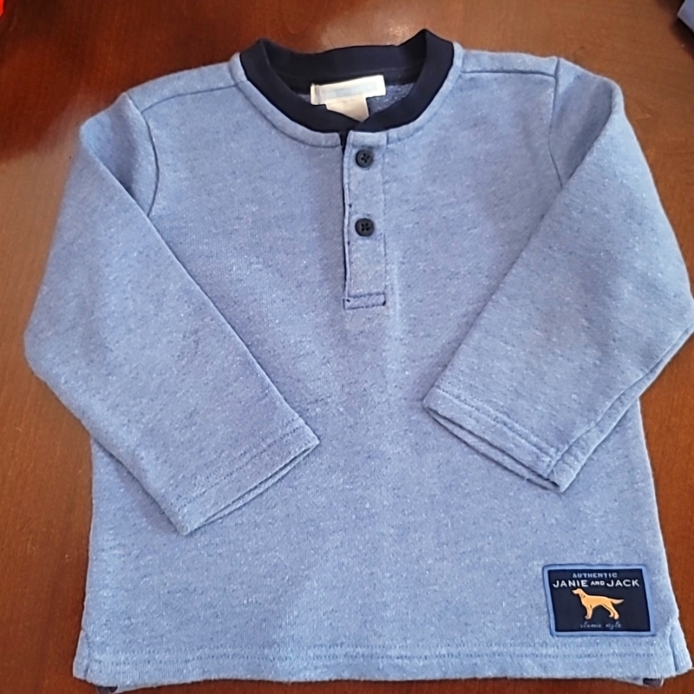 Janie and Jack Long Sleve Shirt 18-24m.